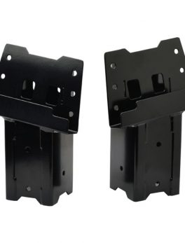 HME HME-ELEV-4PK Steel Blind Post Brackets, 4-Pack