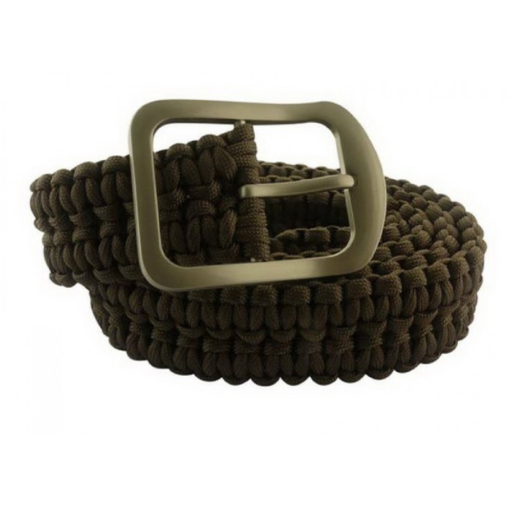 Impulse Product Paracord Belt with Steel Buckle Desert Brown