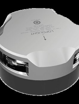 Lopolight Masthead, Anchor and amp; Stern Light - 2nm - Single - Silver Housing - Horizontal Mount f/Sailing Vessels