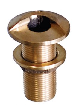 GROCO 1-1/2" Bronze High Speed Thru-Hull Fitting w/Nut