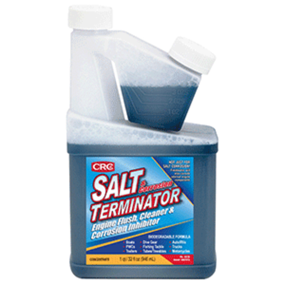 CRC SX32 Salt Terminator Engine Flush, Cleaner and amp; Corrosion Inhibitor - 32 FL Oz *Case of 7