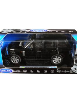 2003 Land Rover Range Rover Black 1/18 Diecast Model Car by Welly 12536bk
