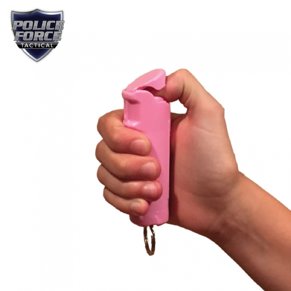 Police Force 23 Pepper Spray .5 oz. FlipTop Pnk