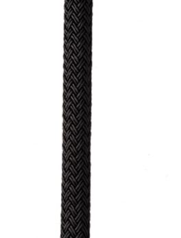 New England Ropes 3/8" X 15 and #39; Nylon Double Braid Dock Line - Black