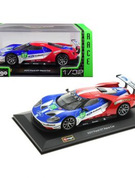 2017 Ford GT Race Car #67 Andy Priaulx / Harry Tincknell Team UK 1/32 Diecast Model Car by Bburago 41158