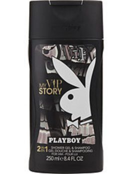 Playboy My Vip Story Shower Gel and Shampoo 8.45 Oz For Men