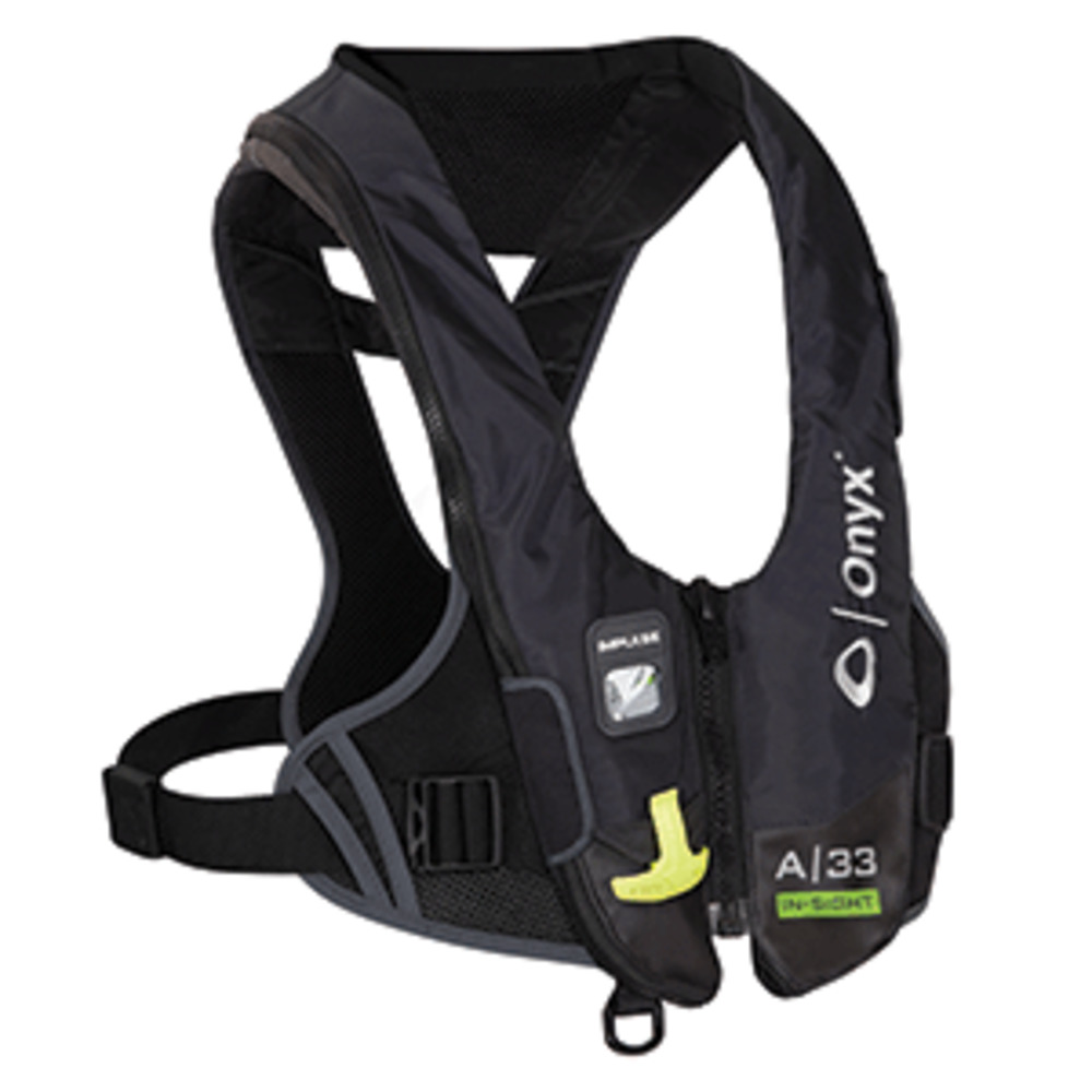 Onyx Impulse A-33 In-Sight Automatic Inflatable Life Jacket (PFD) - Black
