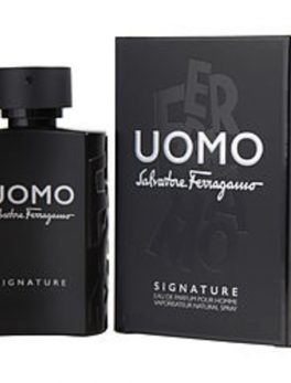 Salvatore Ferragamo Uomo Signature Eau De Parfum Spray 3.4 Oz For Men