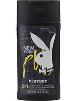 Playboy New York Shower Gel and Shampoo 8.4 Oz For Men