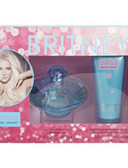 Curious Britney Spears Eau De Parfum Spray 3.3 Oz and Body Souffle 3.3 Oz For Women