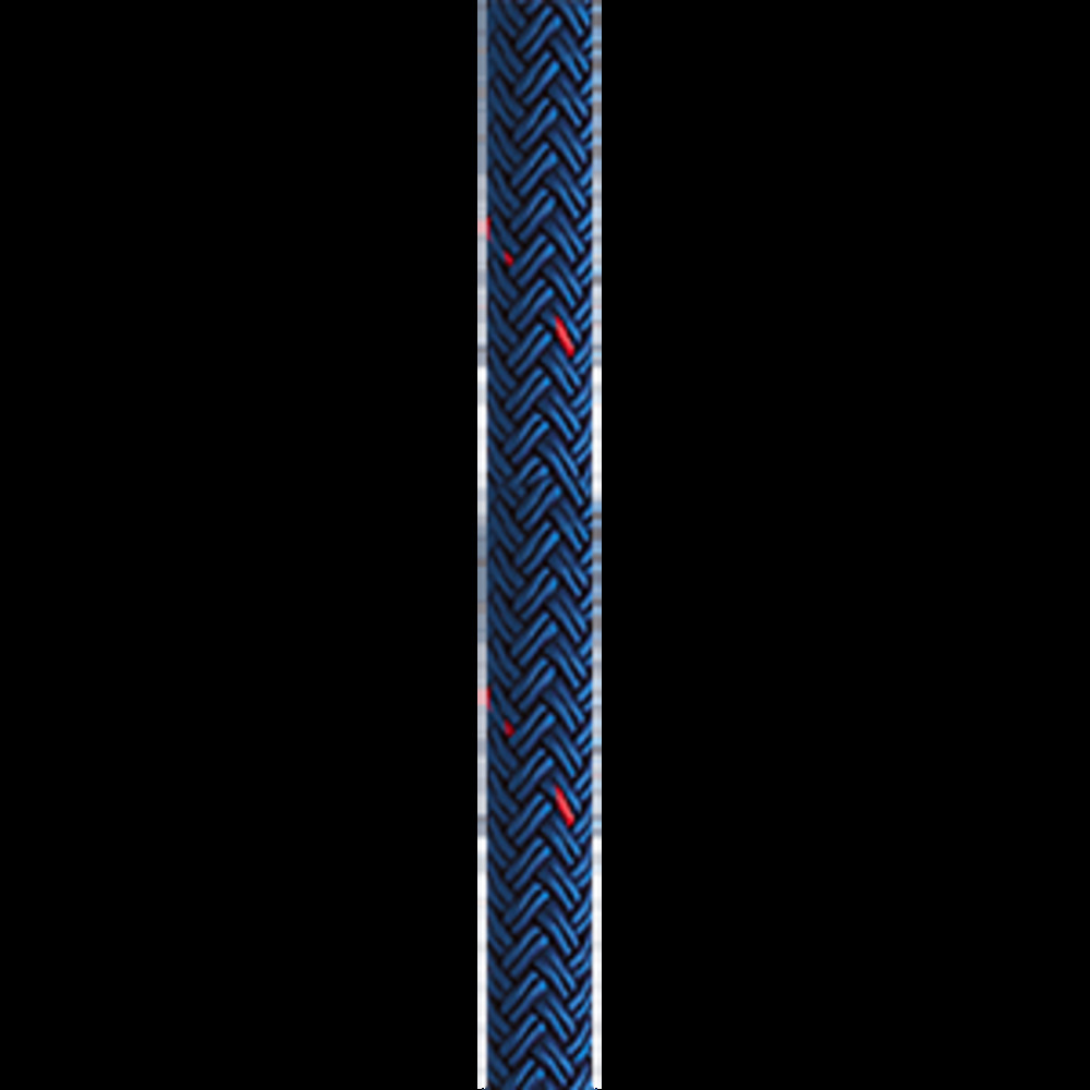 New England Ropes 3/8" X 15 and #39; Nylon Double Braid Dock Line - Blue w/Tracer