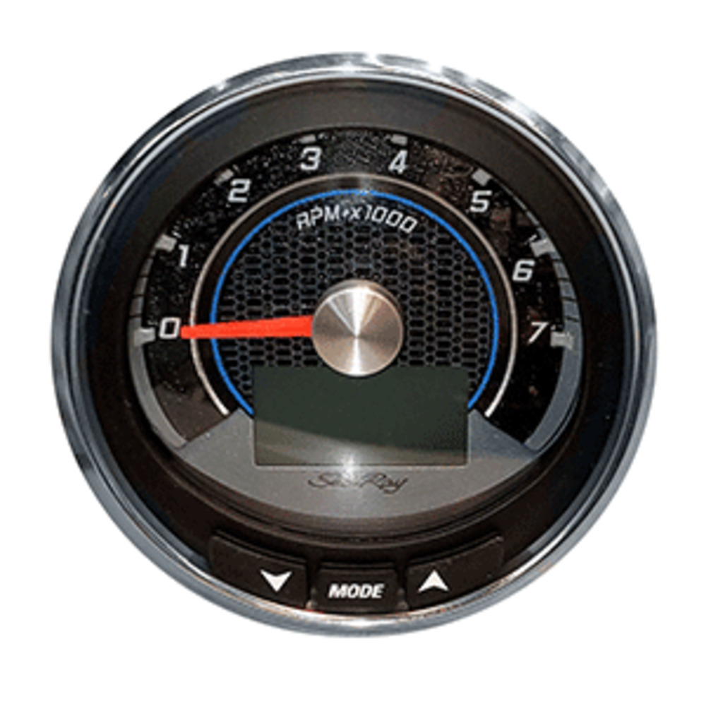 Faria 4" Tachometer (7000RPM) MGK3K SmartCraft f/Sea Ray - Black w/Stainless Steel Bezel