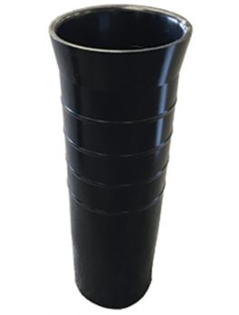Tigress 8-1/2 Flared Vinyl Replacement Insert Liner - Black