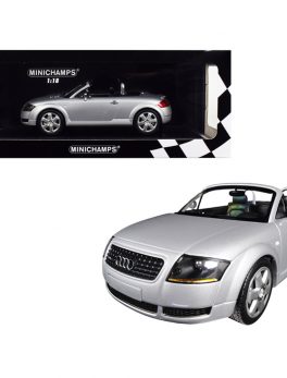 1999 Audi TT Roadster Silver Limited Edition to 300 pieces Worldwide 1/18 Diecast Model Car by Minichamps 155017031