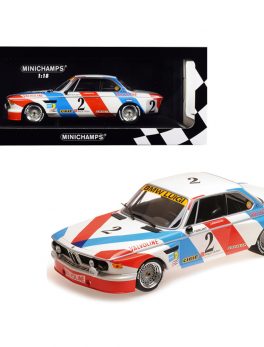 BMW 3.0 CSL #2 De Fierlant / Xhenceval Winners 24 Hours SPA 1975 (Luigi Racing) Limited Edition to 360 pieces Worldwide 1/18 Diecast Model Car by Minichamps 155752602