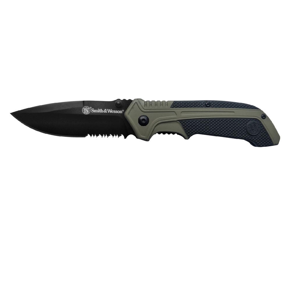 S and W S.A. Assisted 3.25 in Combo Blade Aluminum Handle