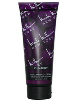 Nicole Miller Plum Berry Hand and Body Cream 6.7 Oz For Women
