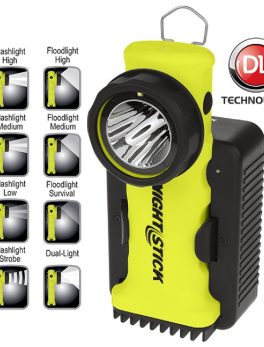 Nightstick Angle Light Rechargeable Yellow 200 Lumens