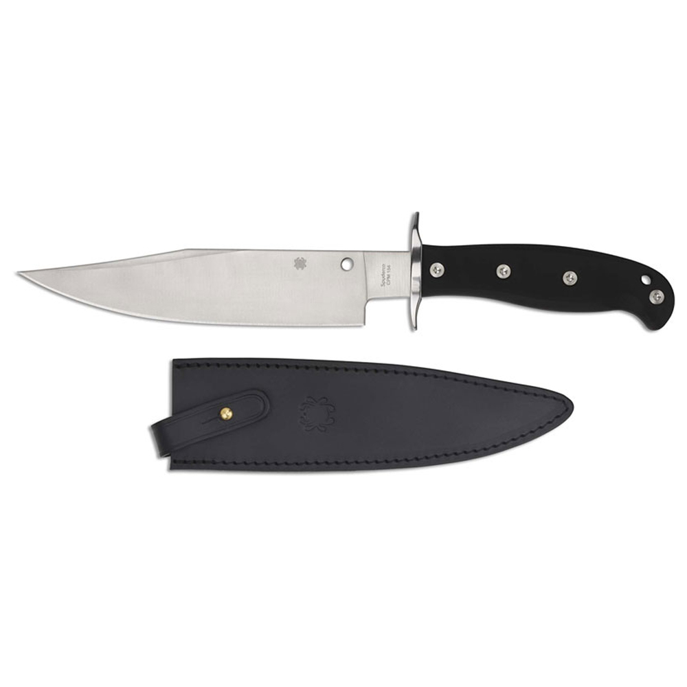 Spyderco Respect 7.94 in Plain Black G-10 Handle
