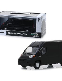 2018 RAM ProMaster 2500 Cargo Van High Roof Brilliant Black 1/43 Diecast Model by Greenlight 86153