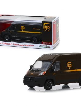 2018 RAM ProMaster 2500 Cargo High Roof United Parcel Service (UPS) Worldwide Services Dark Brown 1/43 Diecast Model Car by Greenlight 86156