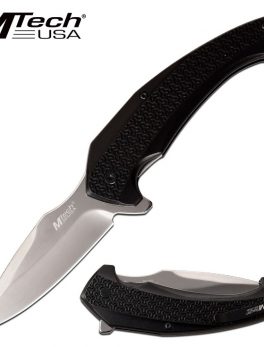 MTech Folder 3.25 in Blade Black Aluminum Handle