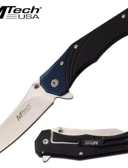 MTech Folder 3.50 in Blade Bronze Bolster Black G-10 Handle