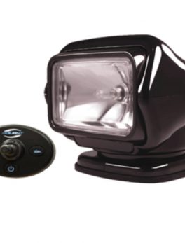 Golight Stryker Searchlight 12V w/Wired Dash Control and 20" Wire Harness - Black