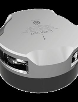 Lopolight Masthead, Anchor and amp; Stern Light - 3nm - Single - Silver Housing - Horizontal Mount f/Sailing Vessels