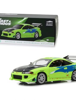 Brian's 1995 Mitsubishi Eclipse The Fast and the Furious (2001) Movie 1/18 Diecast Model Car by Greenlight 19039