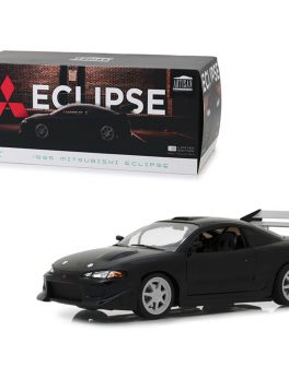 1995 Mitsubishi Eclipse Black 1/18 Diecast Model Car by Greenlight 19040