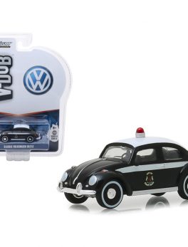 Classic Volkswagen Beetle (Saint John, New Brunswick) Canada Police Black and White Vee Dub Series 8 1/64 Diecast Model Car by Greenlight 29940F