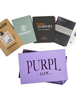 Purpl Lux Subscription Box For Men $he Wood - $terre D'hermes - $hang Ten California - $john Varvatos Dark Rebel - $ermenegildo Zegna Acqua Di Bergamotto For Men
