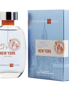 Mandarina Duck Let's Travel To New York Edt Spray 3.4 Oz For Men