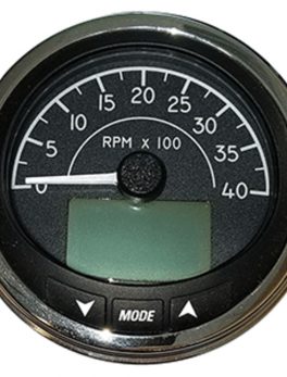 Faria 4" Tachometer (4000 RPM) J1939 Compatible w/o Pressure Port - Euro Black w/Stainless Steel Bezel