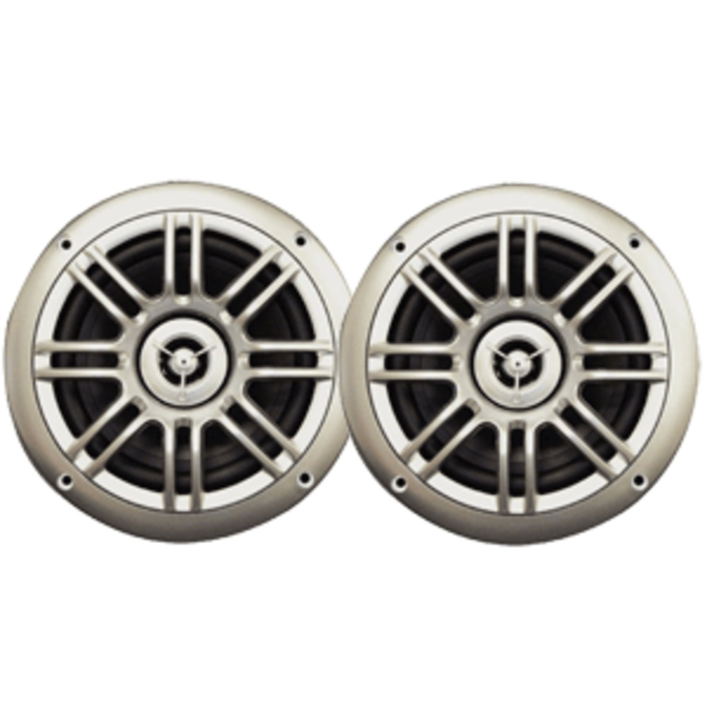 Milennia SPK652S 6.5", 2-Way Marine Speakers - 150W - Silver