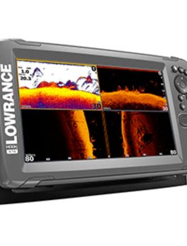 Lowrance HOOK and sup2;-9 9" Chartplotter/Fishfinder TripleShot Transom Mount Transducer w/Nav+ Chart