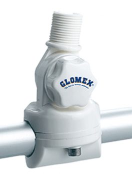 Glomex Nylon Rail Mount w/Knobs f/7/8" to 1" Railing - 1" - #14 Thread