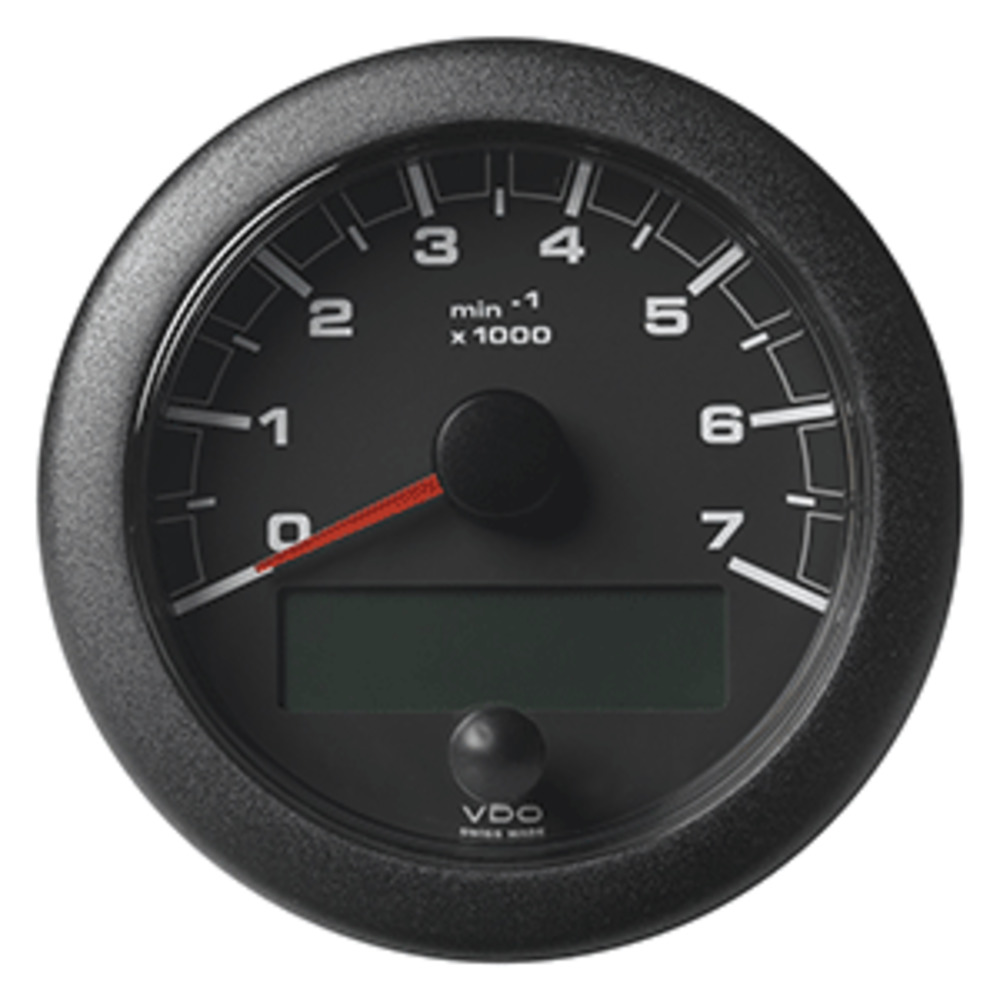 VDO Marine 3-3/8" (85MM) OceanLink NMEA 2000 Tachometer - 7000 RPM - Black Dial and amp; Bezel