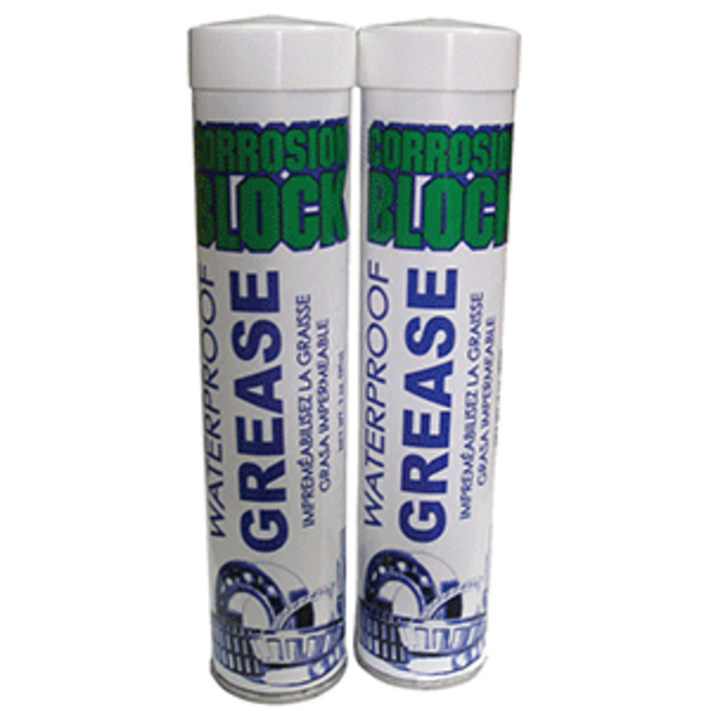 Corrosion Block High Performance Waterproof Grease - (2)2oz Tube - Non-Hazmat, Non-Flammable and amp; Non-Toxic *Case of 6*