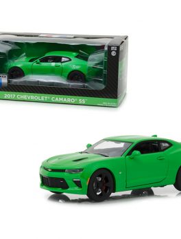 2017 Chevrolet Camaro SS Krypton Green 1/24 Diecast Model Car by Greenlight 18244
