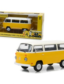 1978 Volkswagen Type 2 (T2) Bus Yellow with White Top Little Miss Sunshine (2006) Movie 1/24 Diecast Model by Greenlight 84081