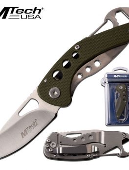 MTech USA Folder 2.1 in Blade Green G-10 Handle