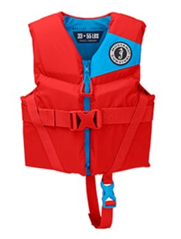 Mustang Rev Child Foam Vest - 33-55lbs - Imperial Red