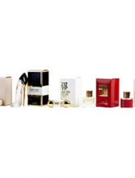 Carolina Herrera Variety 5 Piece Mini Variety With Ch Carolina Herrera Edt .27 Oz and Ch Privee Eau De Parfum .17 Oz and 212 Vip Eau De Parfum .17 Oz and 212 Vip Rose Eau De Parfum .17 Oz and Ch Good Girl Eau De Parfum .24 Oz And All Are Minis For Women