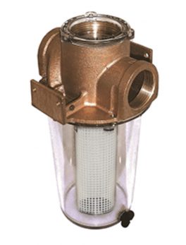 GROCO ARG-1000 Series 1" Raw Water Strainer w/Non-Metallic Plastic Basket