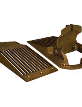 GROCO Bronze Slotted Hull Scoop Strainer w/Access Door f/Up to 1-1/4" Thru Hull