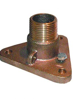 GROCO 1-1/2" Bronze NPS to NPT Flange Adapter