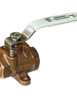 GROCO 1/4" NPT Bronze Inline Fuel Valve