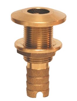 GROCO Bronze Hose Barb Thru-Hull Fitting - 1-1/2"